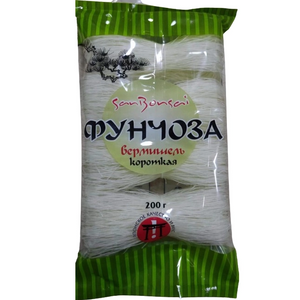 200g Small Bundle Dried Mung Bean Longkou Vermicelli or funchoza Supplier for Russian Market
